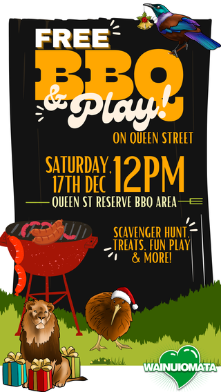 Free BBQ and Play on Queen Street